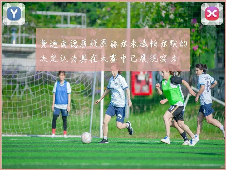 费迪南德质疑图赫尔未选帕尔默的决定认为其在大赛中已展现实力